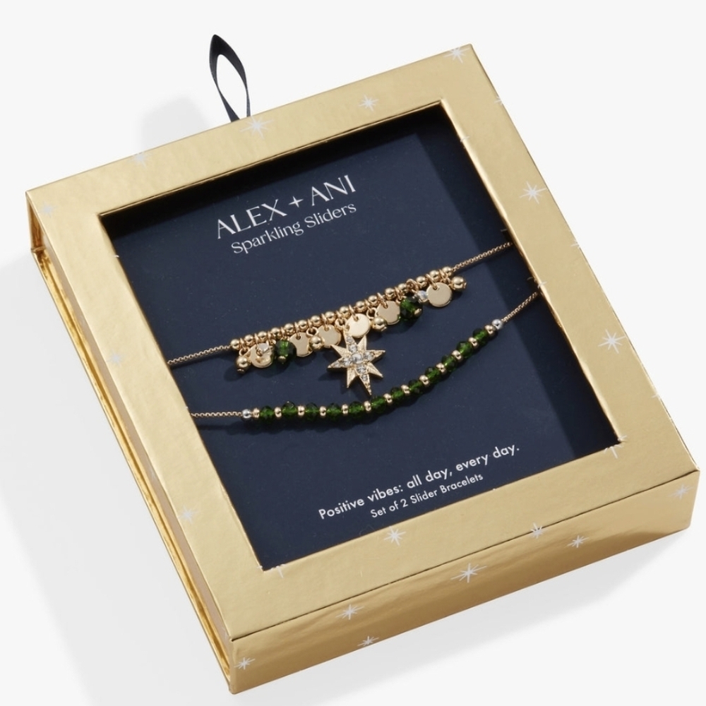 Alex and Ani Star Bolo Bracelet Gift Set